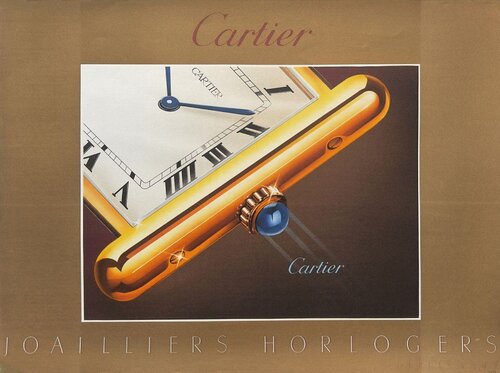 Cartier - Joailliers Horlogers von COLLECTIF - PUBLICITE, Druck kaufen auf Singulart