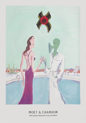 Moët & Chandon par Jean-Philippe Delhomme by COLLECTIF - PUBLICITE, Print for Sale on Singulart