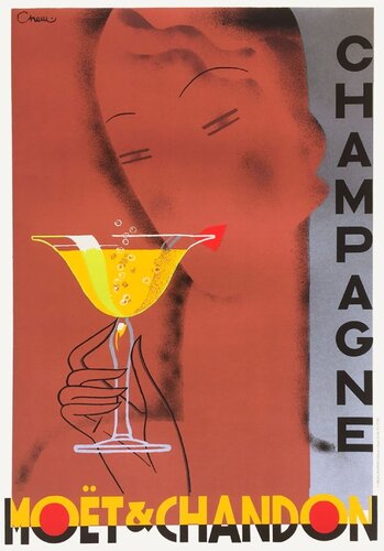Moët & Chandon by Chem by COLLECTIF - PUBLICITE, Print for Sale on Singulart