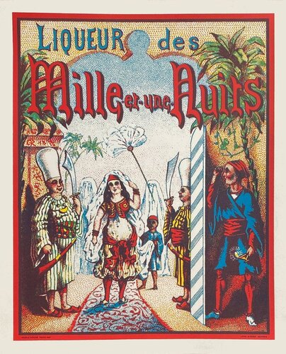 Liqueur des Mille et une Nuits von COLLECTIF - PUBLICITE, Druck kaufen auf Singulart