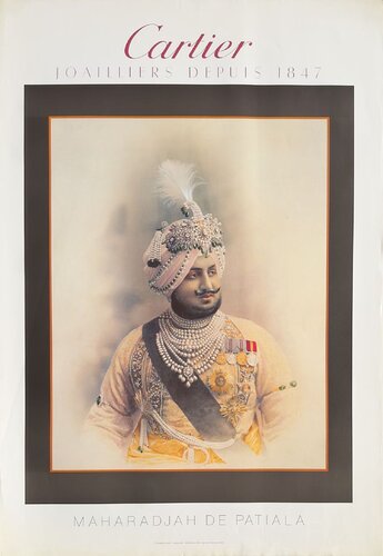 Cartier - Maharadjah de Patiala van COLLECTIF - PUBLICITE, Afdruk te koop op Singulart