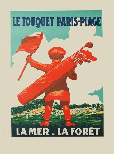 Le Touquet Paris-Plage par Courchinoux van COLLECTIF - PUBLICITE, Afdruk te koop op Singulart
