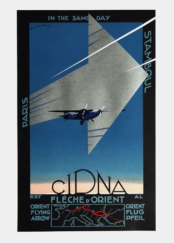 La Flèche d'Orient - Paris Stamboul d'après Edmond Marus by COLLECTIF - PUBLICITE, 紙面作品 for Sale on Singulart