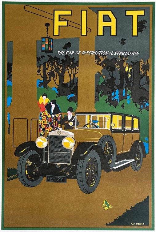 Fiat par Ray Mount (1922) COLLECTIF - PUBLICITE