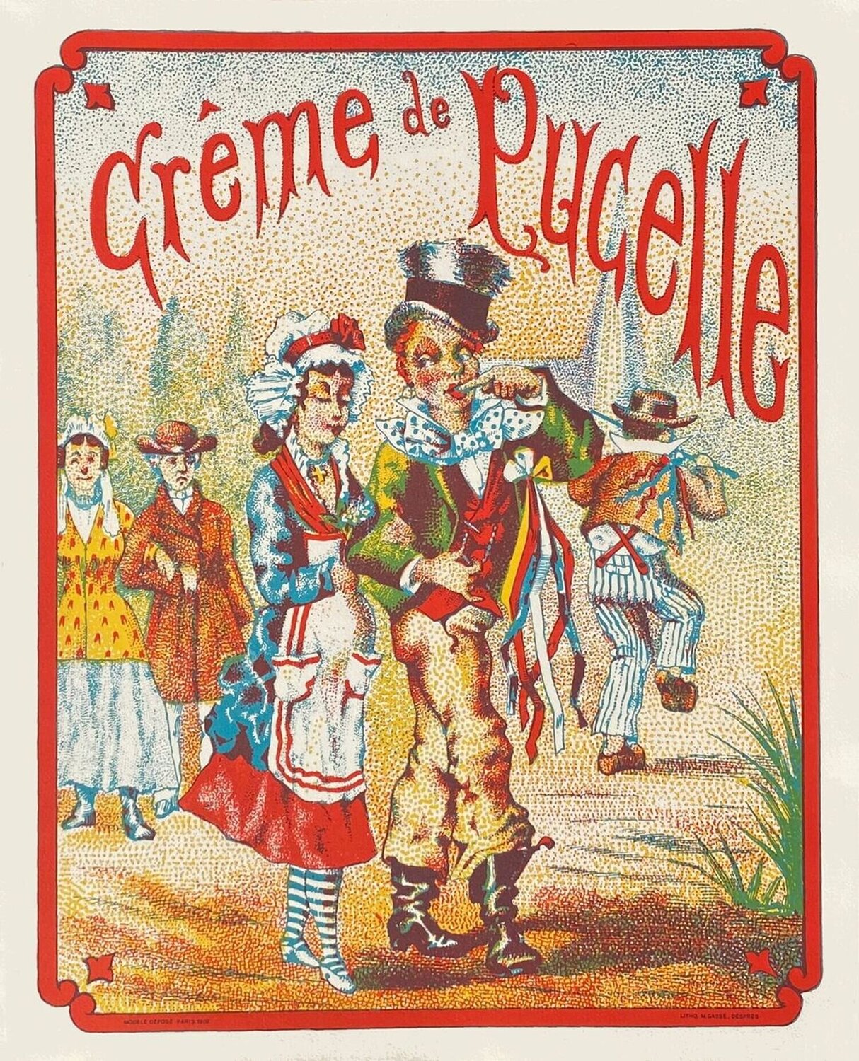 Crème de Pucelle COLLECTIF - PUBLICITE Stampa in vendita