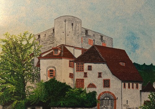 Chatteau Angenstein, BL, CH by Libuša Němcová, Painting for Sale on Singulart
