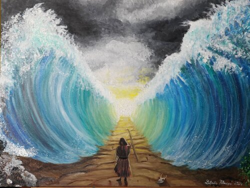 MOSES by Libuša Němcová, Painting for Sale on Singulart
