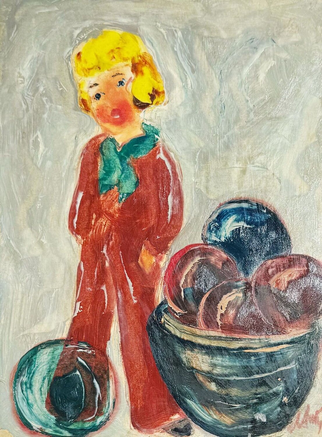 Jeu de ballon III Henry Maurice D'Anty Werk op papier te koop
