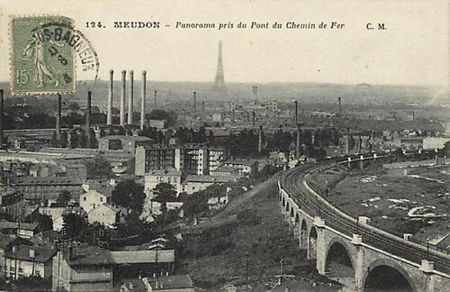 Vue sur Paris depuis Meudon (rue Robert Julien Lanen) von René Durey, Malerei kaufen auf Singulart