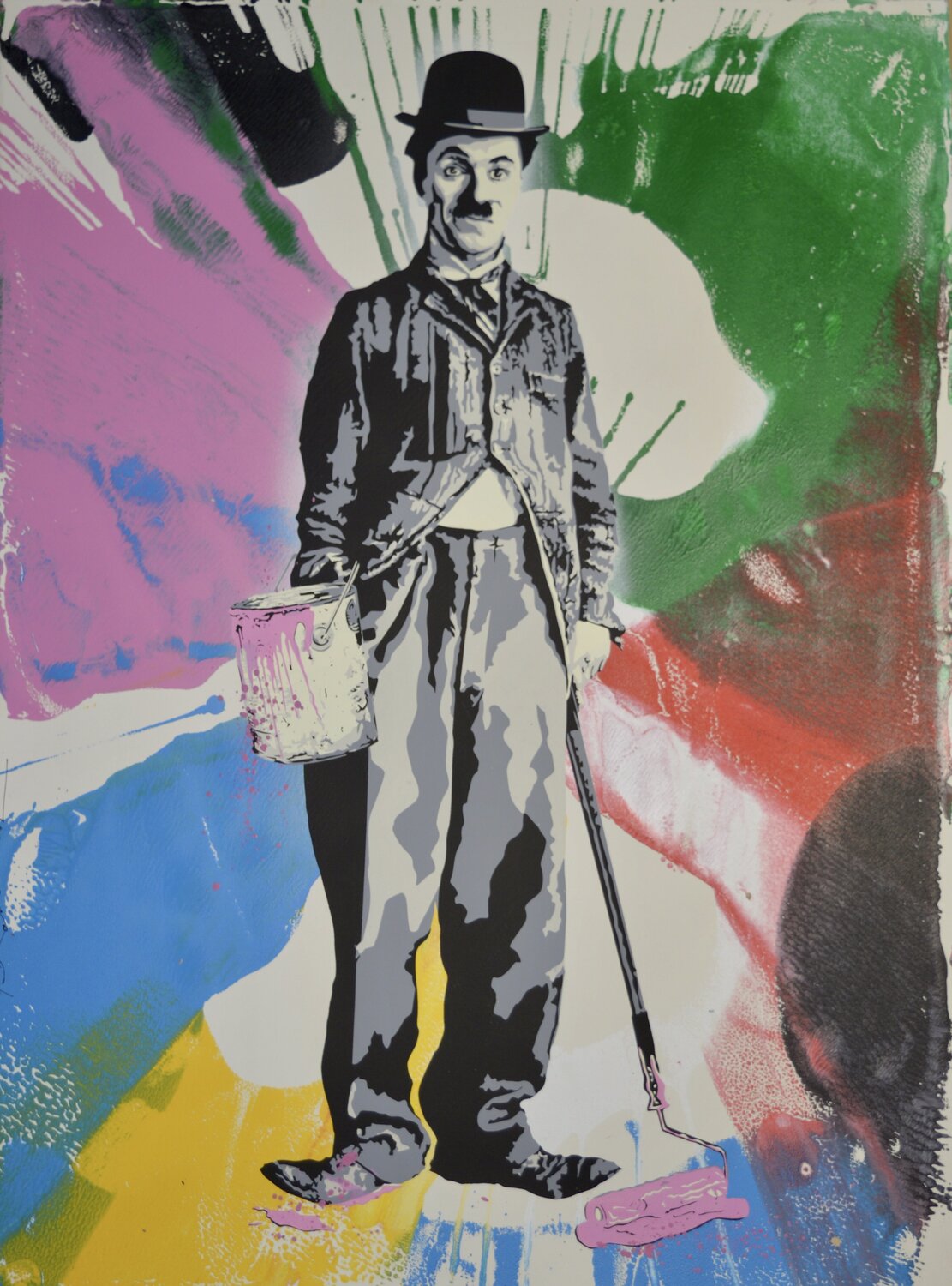 Chaplin Mr. Brainwash Work on Paper for sale