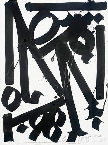 Black on White by RETNA, 회화 for Sale on Singulart