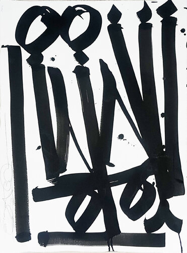 Black on White 2 di RETNA, Pittura in vendita su Singulart