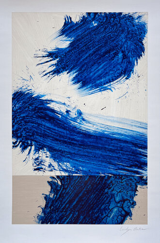 Mal Bleu n°03 van Carolyn Mortier, Schilderij te koop op Singulart