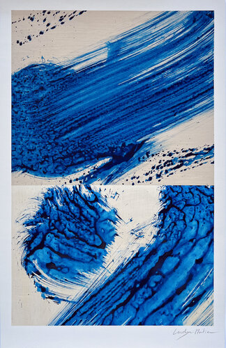 Mal Bleu n°07 van Carolyn Mortier, Schilderij te koop op Singulart