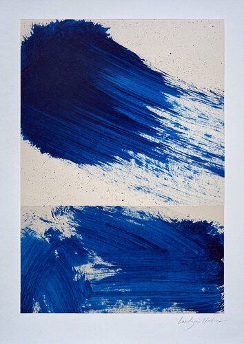 Mal Bleu n°08 von Carolyn Mortier, Malerei kaufen auf Singulart