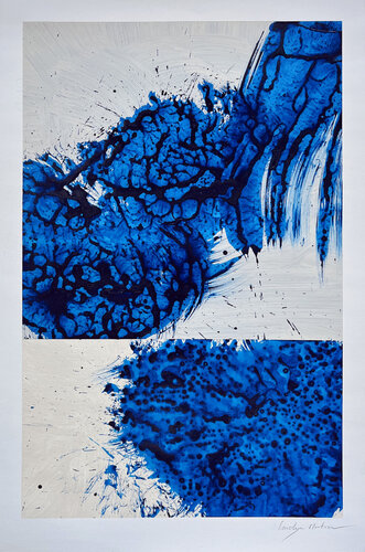 Mal Bleu n°09 van Carolyn Mortier, Schilderij te koop op Singulart