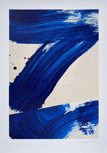 Mal Bleu n°10 by Carolyn Mortier, Painting for Sale on Singulart
