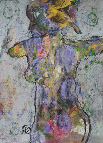 PAPAGENA di Helene Fiegl, Opera su carta in vendita su Singulart