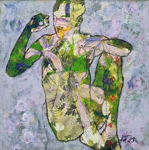 JUST PASSING THE TIME di Helene Fiegl, Pittura in vendita su Singulart