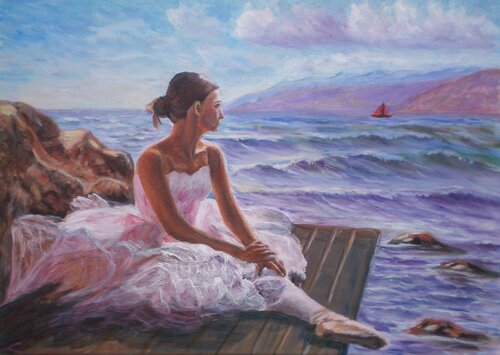 Her dream by Elena Sokolova, 회화 for Sale on Singulart