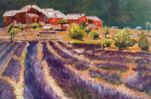 Lavenda flavor di Elena Sokolova, Pittura in vendita su Singulart