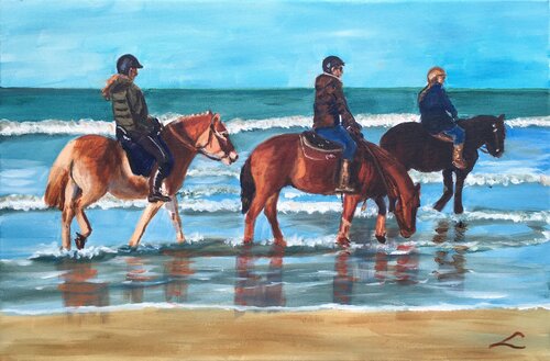 Sea walk 5 van Elena Sokolova, Schilderij te koop op Singulart