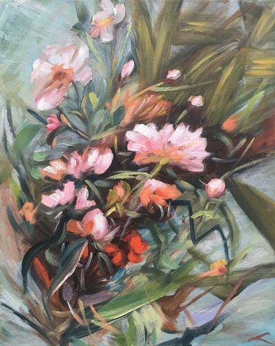 Flowers de Elena Sokolova, Pintura a la venta en Singulart