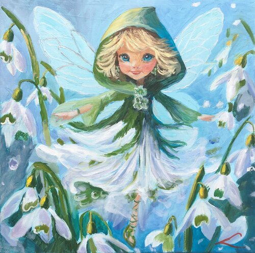 Spring fairy de Elena Sokolova, Pintura a la venta en Singulart