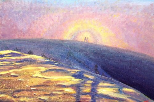 Brocken Ghost par Elena Sokolova, Peinture en vente sur Singulart