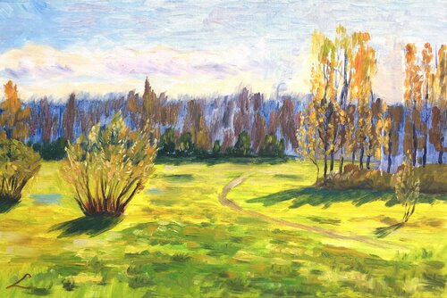 Bright day van Elena Sokolova, Schilderij te koop op Singulart