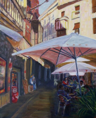 The street of Toledo di Elena Sokolova, Pittura in vendita su Singulart