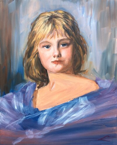 Princess portrait von Elena Sokolova, Malerei kaufen auf Singulart
