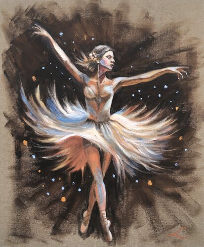 Magic ballet van Elena Sokolova, Schilderij te koop op Singulart