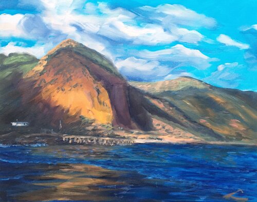 South Creta coast by Elena Sokolova, Painting for Sale on Singulart