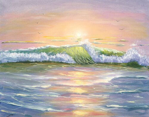 Sunrise von Elena Sokolova, Malerei kaufen auf Singulart