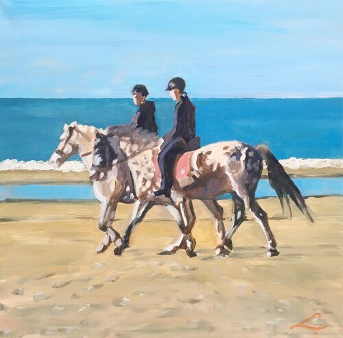 Sea walk 4 van Elena Sokolova, Schilderij te koop op Singulart
