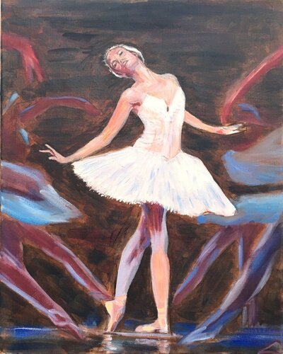 Solo van Elena Sokolova, Schilderij te koop op Singulart