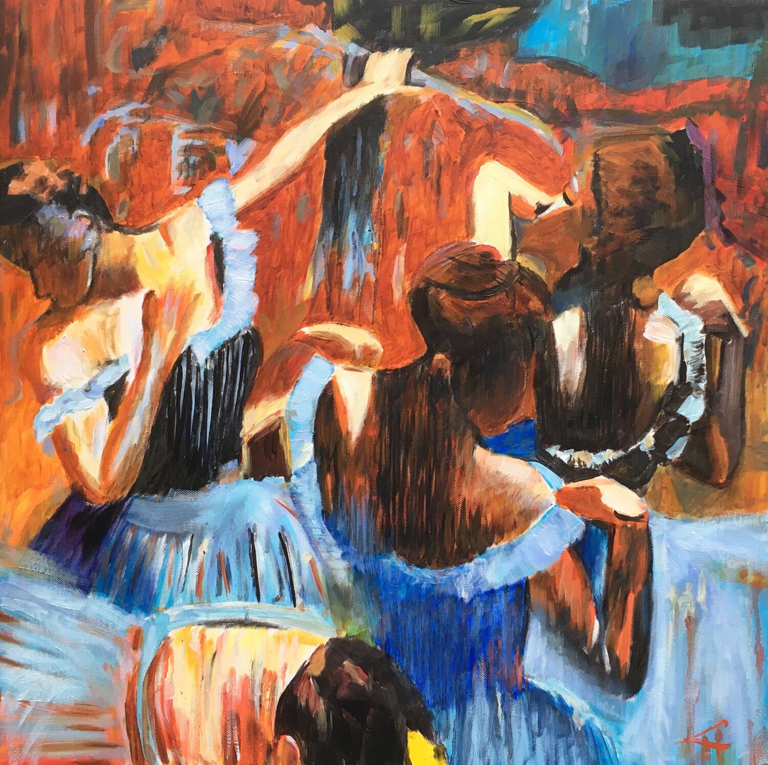 Blue dances variation Elena Sokolova