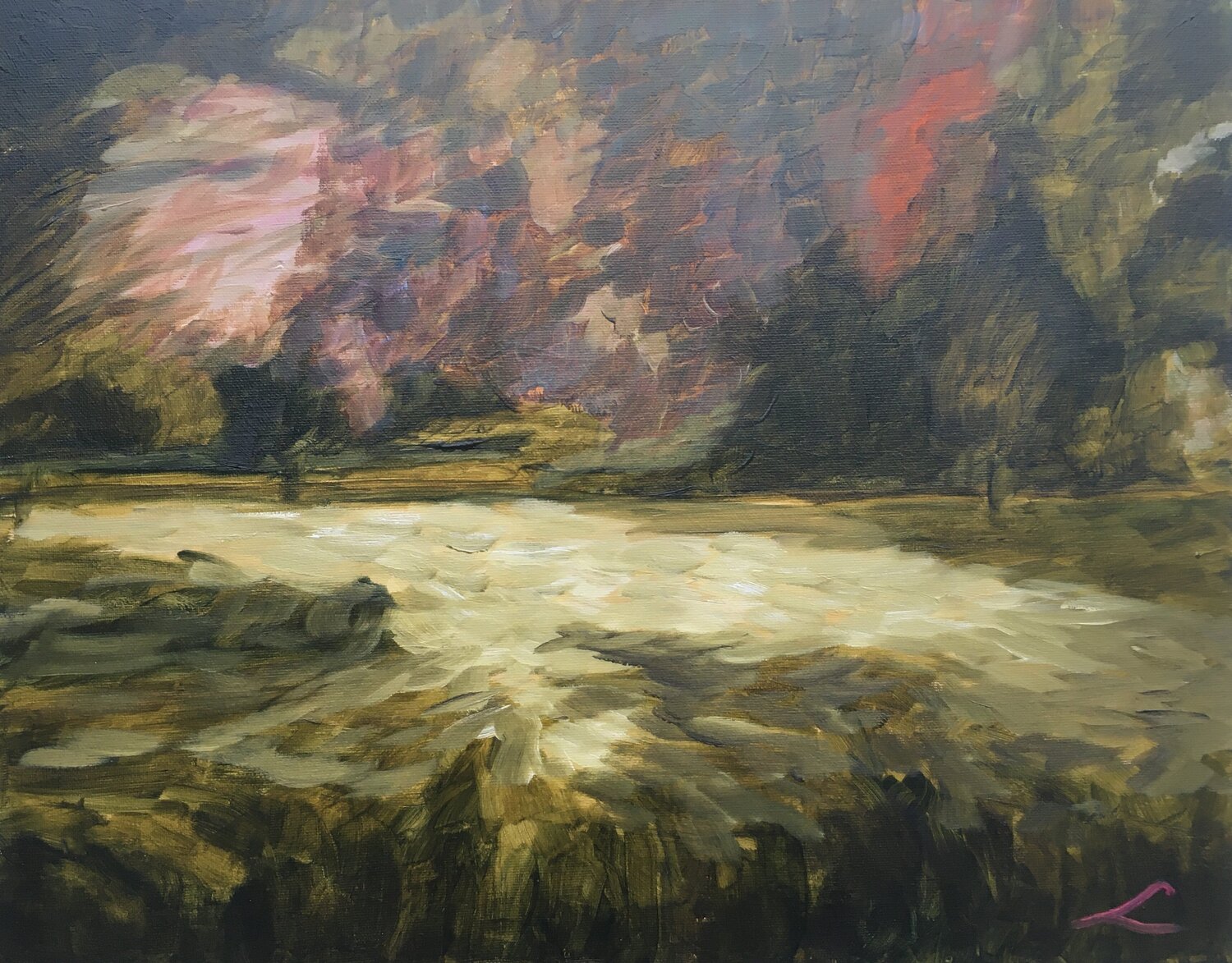 Park view, inspired by Richter Elena Sokolova