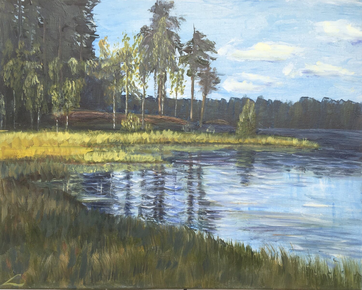 Pastor's lake Elena Sokolova Originalgemälde zu verkaufen