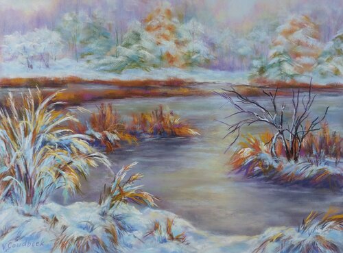 First snow von Viktoria Goudbeek, Zeichnungen kaufen auf Singulart