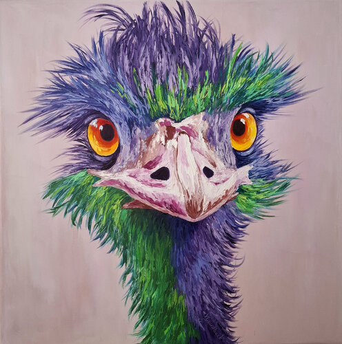 Pluto di Viktoria Goudbeek, Pittura in vendita su Singulart