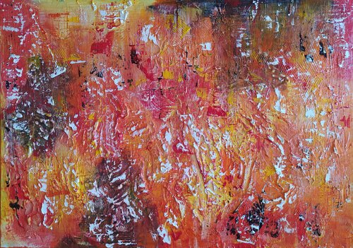 Herbstleuchten van Vera Göpfert, Schilderij te koop op Singulart