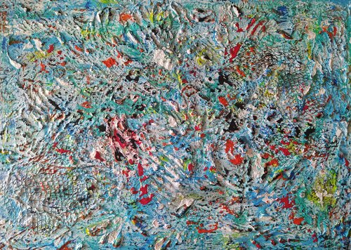 Farbenspiel der Tiefe van Vera Göpfert, Schilderij te koop op Singulart