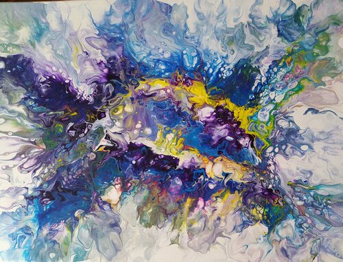 Kosmischer Tanz de Vera Göpfert, Pintura a la venta en Singulart