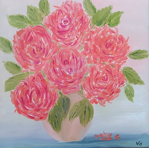 Lebendige Blüten di Vera Göpfert, Pittura in vendita su Singulart