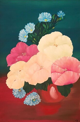 Mohnblumen-Traum de Vera Göpfert, Pintura a la venta en Singulart