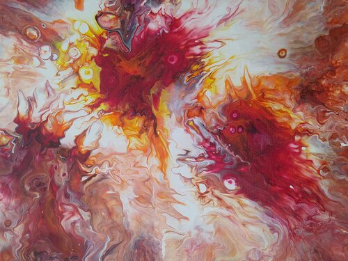 Kosmischer Atem van Vera Göpfert, Schilderij te koop op Singulart