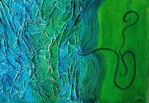 The Weight of Silence van Vera Göpfert, Schilderij te koop op Singulart