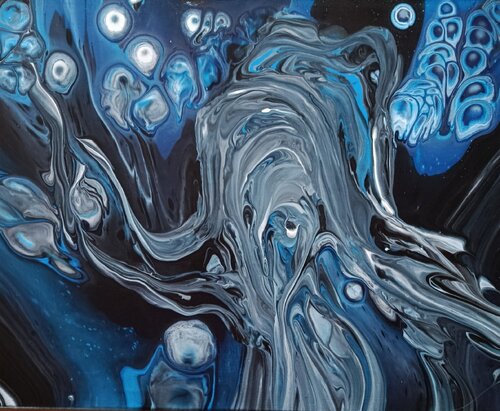 Arktischer Wirbel de Vera Göpfert, Pintura a la venta en Singulart